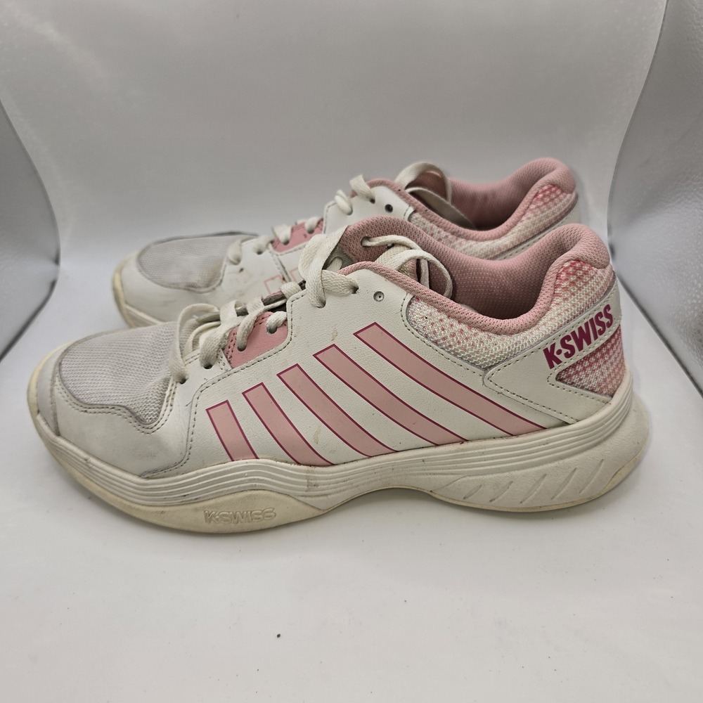 K-Swiss Women's Size 9 White Pink Pickleball Tennis Shoes